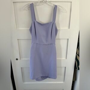 Wilfred Lavender Linen Mini Dress